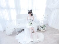 [Cosplay] Nyako 喵子 - Atago Wedding Dress 爱宕婚纱