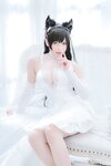 [Cosplay] Nyako 喵子 - Atago Wedding Dress 爱宕婚纱