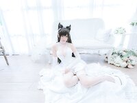[Cosplay] Nyako 喵子 - Atago Wedding Dress 爱宕婚纱