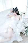 [Cosplay] Nyako 喵子 - Atago Wedding Dress 爱宕婚纱
