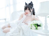 [Cosplay] Nyako 喵子 - Atago Wedding Dress 爱宕婚纱