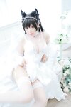 [Cosplay] Nyako 喵子 - Atago Wedding Dress 爱宕婚纱