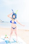 [Cosplay] 洛璃LoLiSAMA 热恋的盛夏 花园泳装