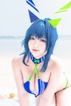 [Cosplay] 洛璃LoLiSAMA 热恋的盛夏 花园泳装