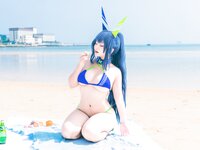 [Cosplay] 洛璃LoLiSAMA 热恋的盛夏 花园泳装