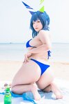 [Cosplay] 洛璃LoLiSAMA 热恋的盛夏 花园泳装