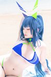 [Cosplay] 洛璃LoLiSAMA 热恋的盛夏 花园泳装