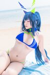 [Cosplay] 洛璃LoLiSAMA 热恋的盛夏 花园泳装