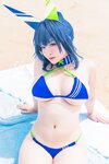 [Cosplay] 洛璃LoLiSAMA 热恋的盛夏 花园泳装