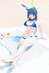 [Cosplay] 洛璃LoLiSAMA 热恋的盛夏 花园泳装