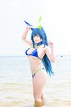 [Cosplay] 洛璃LoLiSAMA 热恋的盛夏 花园泳装