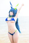 [Cosplay] 洛璃LoLiSAMA 热恋的盛夏 花园泳装
