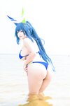 [Cosplay] 洛璃LoLiSAMA 热恋的盛夏 花园泳装