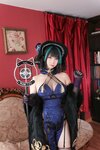 [Cosplay] Meroko 魅瞳 - Cheshire Cheongsam 柴郡旗袍