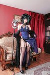 [Cosplay] Meroko 魅瞳 - Cheshire Cheongsam 柴郡旗袍