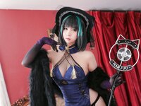 [Cosplay] Meroko 魅瞳 - Cheshire Cheongsam 柴郡旗袍