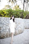 [Cosplay] 唐安琪 性感白裙激凸