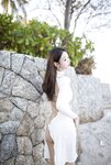 [Cosplay] 唐安琪 性感白裙激凸