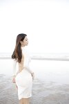 [Cosplay] 唐安琪 性感白裙激凸