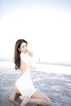 [Cosplay] 唐安琪 性感白裙激凸