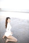 [Cosplay] 唐安琪 性感白裙激凸