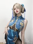 [Cosplay] 前羽_rr 明日奈同人旗袍