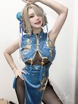 [Cosplay] 前羽_rr 明日奈同人旗袍