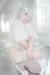 [Cosplay] 樱梨梨 2B白花嫁