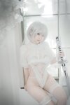 [Cosplay] 樱梨梨 2B白花嫁