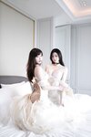 [Cosplay] 小逗逗陆萱萱 双人婚纱