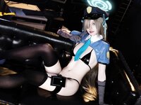 [Cosplay] 双木扶苏 碧蓝档案 一之濑明日奈 警察ver