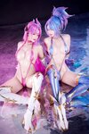 [Cosplay] ZinieQPingPing LOL Akali x KaiSa Star Guardians