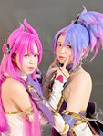 [Cosplay] ZinieQPingPing LOL Akali x KaiSa Star Guardians
