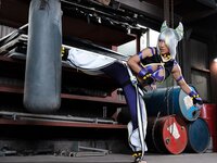[Cosplay] [nonsummerjack] non - Juri Fighter