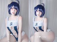 [Cosplay] TiTi 钛合金 - Maid Selfies 女仆自拍