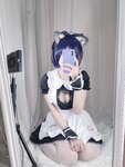 [Cosplay] TiTi 钛合金 - Maid Selfies 女仆自拍