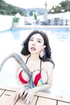 [Cosplay] 潘娇娇 泳池脏字