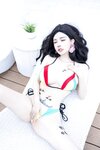 [Cosplay] 潘娇娇 泳池脏字