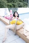 [Cosplay] 潘娇娇 泳池脏字