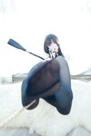 [Cosplay] 萝莉神楽板真冬之美脚调教