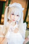 [Cosplay] Ely - White Cat Maid