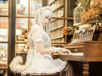 [Cosplay] Ely - White Cat Maid