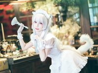 [Cosplay] Ely - White Cat Maid