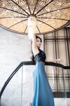 [Cosplay] 李若汐 蓝色情趣内衣
