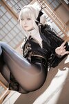 [Cosplay] 封疆疆v NIKKE 白兔布兰儿 和服