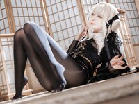 [Cosplay] 封疆疆v NIKKE 白兔布兰儿 和服