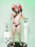 [Cosplay] ZinieQ - Hakos Baelz Pole Dancing