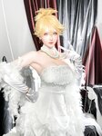 [Cosplay] 星之迟迟 吊带袜天使 潘迪礼服