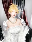 [Cosplay] 星之迟迟 吊带袜天使 潘迪礼服