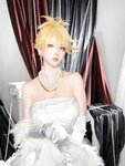 [Cosplay] 星之迟迟 吊带袜天使 潘迪礼服